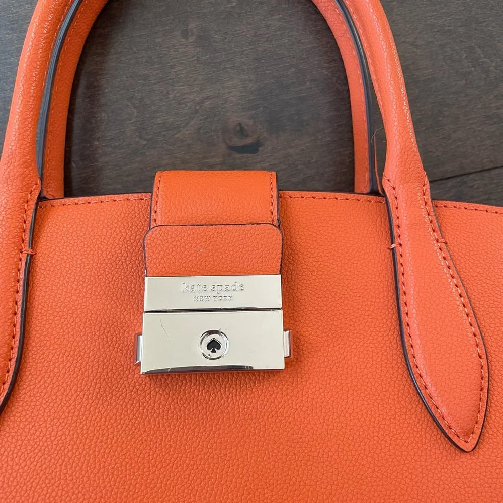 Kate Spade New York Voyage Small Grain Textured Leather Satchel
